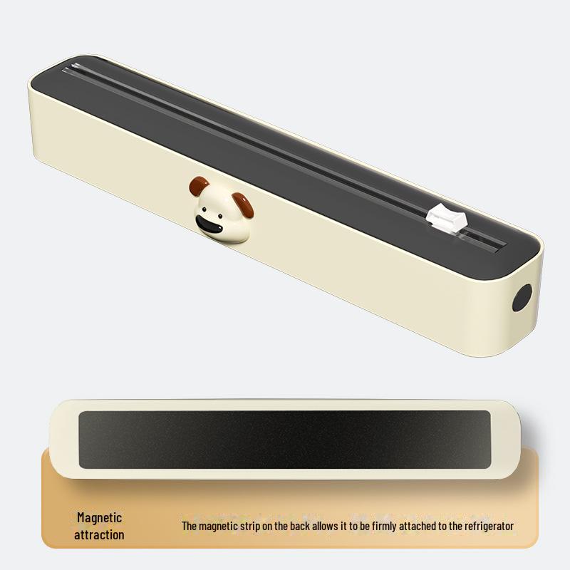 Magnetic Adjustable Kitchen Film & Foil Cutter with Storage Box