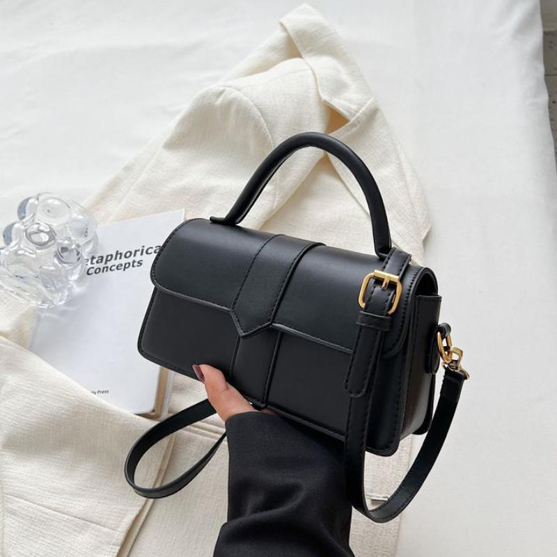 Ins-style High-end Westernized Women's Shoulder Bag Trendy Fashion Retro Portable Small Square Bag with Texture Versatile Small Cross-body Bags