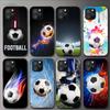 Football Soccer Sport Phone Case For Iphone 11 12 Mini 13 14 Pro Xs Max X 8 7 6s Plus 5 Se Xr Shell