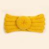 Autumn and Winter New Baby Wool Donut Hair Accessories, Children's Knitted Wool Headband, Baby Headband