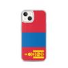 Coque iPhone - iPhone 13 - Drapeau De La Mongolie - Silicone Souple - Protection Complète - Légère