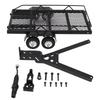 Dual Axles 1/24 Scale RC Trailer for Hauling Behind Cars for SCX24 for FCX24 RC Crawler Upgrade Part