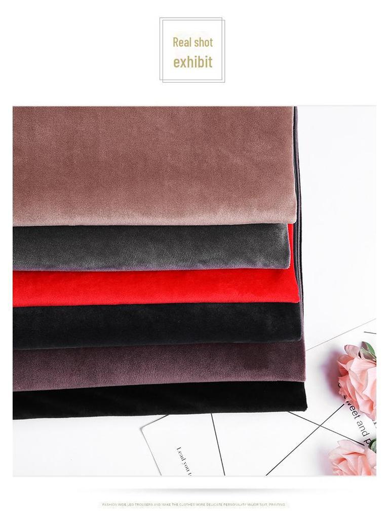 Spot Crystal Super Soft 1mm Plush Fabric for Baby Clothing and Toys