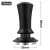 Coffee Tampers 15lb Spring Loaded Coffee Tamper Ripple Base Aluminum Self Leveling Espresso Tamper Coffeeware 51mm 53mm 58mm