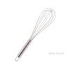 1PC Manual Egg Beater High Quality Stainless Steel Silicone Balloon Whisk Cream Mixer Milk Shake Mixing Stiring Tools 8/10/12 Inch