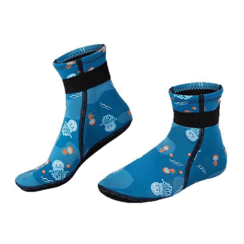 3MM Kids' Non-slip Beach Socks: Warm Diving Protection for Winter Swimming and Snorkeling