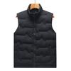 Seamless Down Vest Men 'S Thick Down Cotton Jacket Stand Collar Casual Lightweight Vest