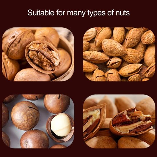 Useful with Non-Slip Handle Safe Nutcracker Tool Locking Walnut Cracker for Home
