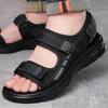 Sandals Men's 2025 Summer New Casual Beach Shoes Men's Soft-soled Outer Wear Cool Slippers Men's 2025