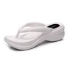 Women's Summer Flip-Flops with Thick Bottom Waterproof and Anti-Slip PVC and PU Insole New Flat Design Women's Outer Wear