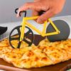 Creative Bicycle-Shaped Pizza Cutter - Dual Wheel Roller Slicer for Perfect Pies & Pastries, Durable ABS Kitchen Gadget