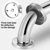 Bathroom Grab Bar 304 Stainless Steel Bathroom Safety Rail for Elderly Disabled Metallic Color
