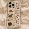 Cartoon Doodle Puppy Suitable for Apple 16 Personality IPhone 15 Promax/14 Mobile Phone Case 13/12