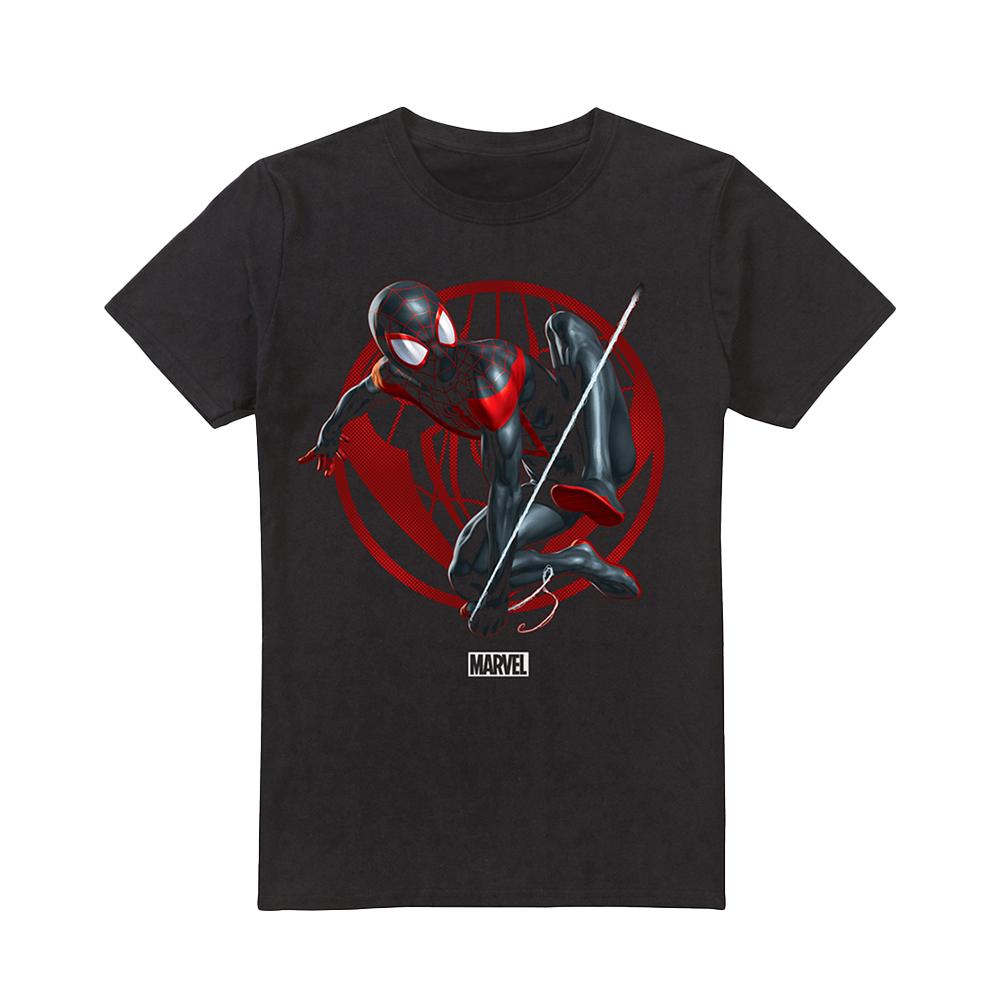 Spiderman: Miles Morales Mens Leap T-Shirt