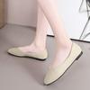 Fashion Women's Shoes 2025 High Quality Shallow Women's Flats Fashion Square Toe Daily Flats Women Hot Sale Plus Size Flat Low Heels