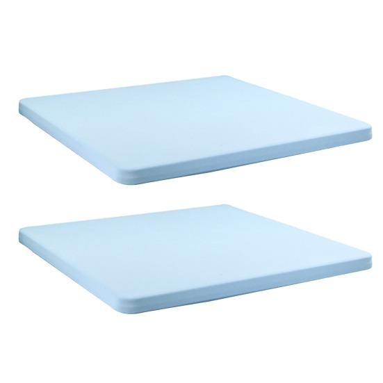 2 шт. эластичная скатерть на подгонку 34x34 дюйма квадратная скатерть с эластичным краем однотонная скатерть для кухни обеденный стол пикник патио вечеринка столы