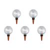 10-1pcs Plastic Watering Tool Transparent Ball Shape Self Watering Globes Drip Irrigation System for Plant Indoor Outdoor Garden
