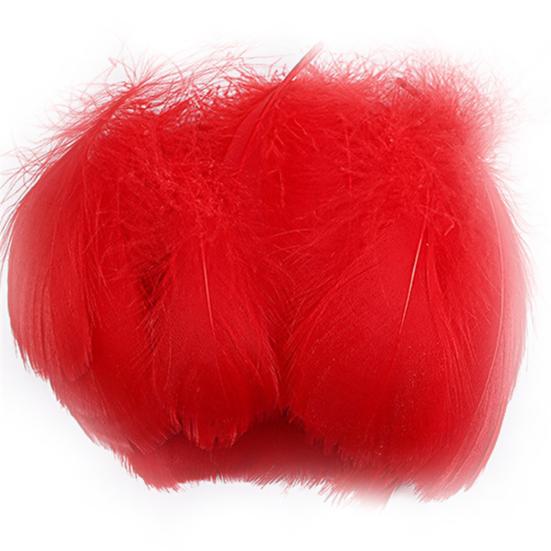 100Pcs Interesting Stylish Soft Feathers Craft Kit Shooting Prop Feathers Craft Kit for School