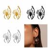 Gold Color Halloween Earrings Halloween Jewelry Hoop Dangle Earrings New Spider Earrings