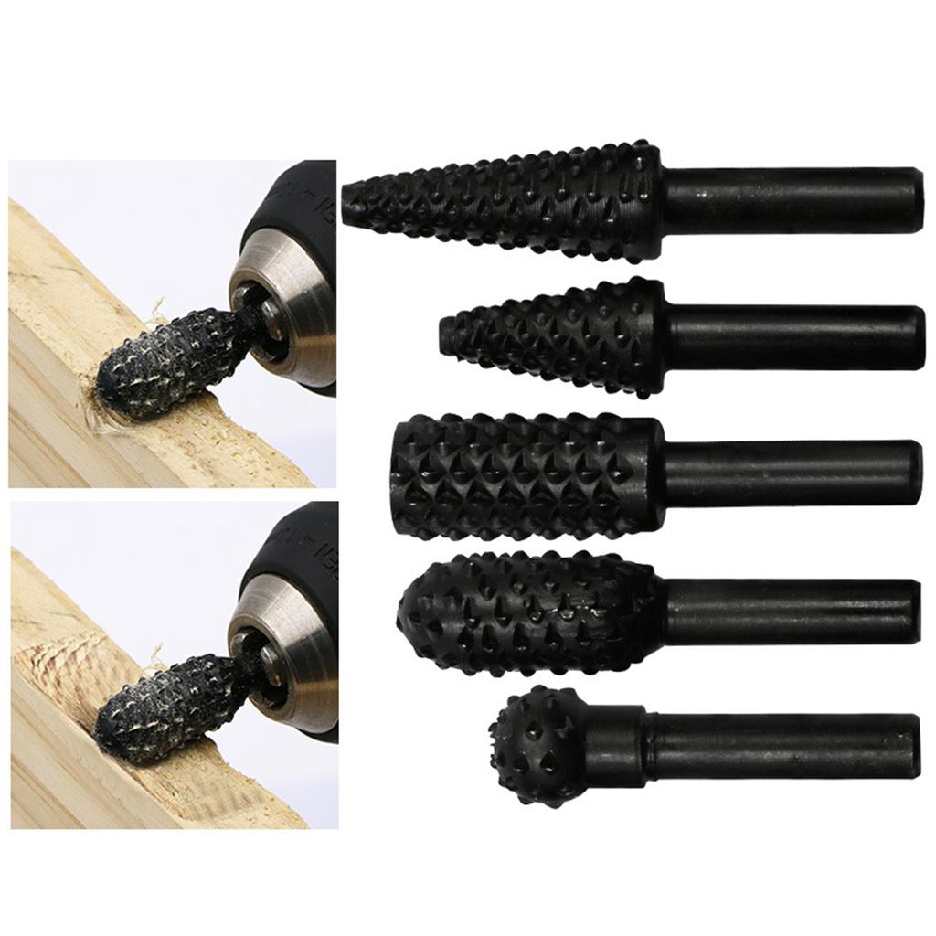 5Pieces Drill Bit Set Cutting Tools For Woodworking Knife Wood Carving Tool Wood Work Wood Cutter Drill Bit Set