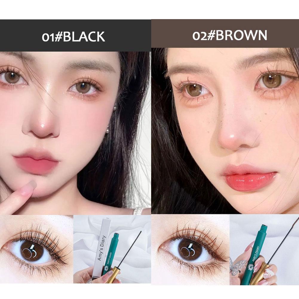 Black Brown Magic Color Mascara Curl Eyelash Extension Makeup Long Lasting Lengthening Mascara O1R7