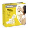 Medela Breast Pump Harmony Manual Breast Pump Essentials Pack Compact and Easy To Clean Gently Supports Breastfeeding Transparent (Manual)