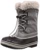 Sorel Utopak Nylon NY1962 Snow Gray Kids' Boots, 19cm,