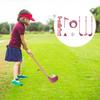 1 Set Kids Golf Toys Game Play Set with Golf Club 4 Balls Flag Practice Holes Putter Parent-child Interaction Indoor Outdoor Golf Sports Toy