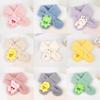 Shawl Animal Cross Scarf Thicken Neckerchief Fashion Warm Bib  Children