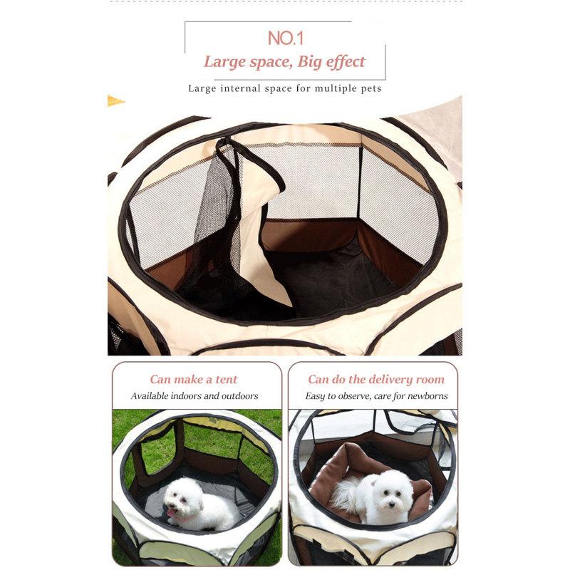 Portable Folding Pet Tent Dog House High Quality Durable Dog Fence For Cats Large Outdoor Dog Cage Pet Playpen Cat