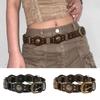 Gothic Steampunk Waist Belt Vintage Rivet Waistband Fashion Waist Cinch Belt Female Jeans