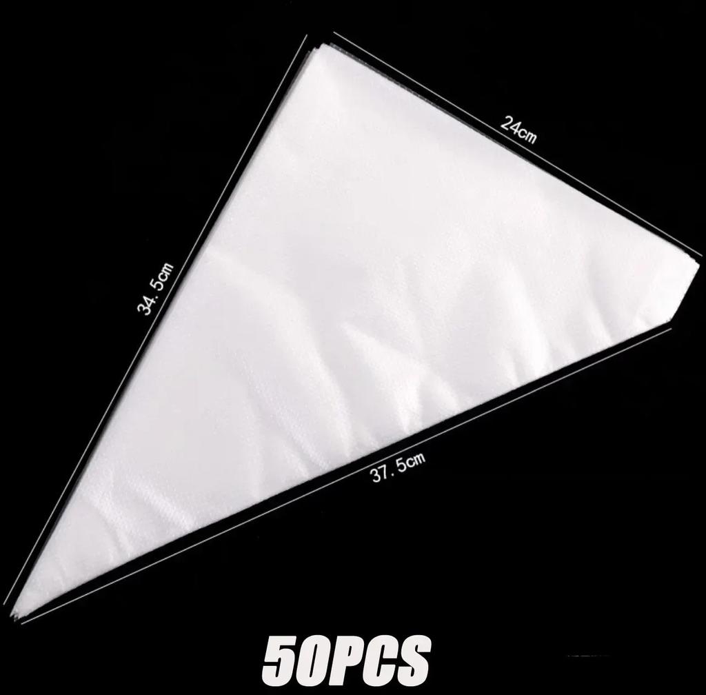 Pastry Piping Sleeves Leak Disposable Bag Confectionery Cake Accessories Baking Decorations Pocket Syringe Icing Cream Squeezing