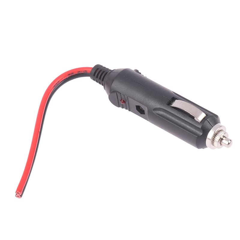 High Quality Copper Wire High-power 12V 24V Auto 20A Male Car Cigarette Lighter LED Socket Plug Connector Adapter