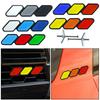 3-Color Grille Badge Decal Sticker Emblem Car Rear Trunk Emblem Badge Decal Accessories For Toyota RAV4 FJ Cruiser Tacoma TRD