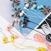 Wired Earphone High Fidelity 6D Surround Sound Effect Ergonomic 3.5mm Stereo Sports In-ear Earbud for Running