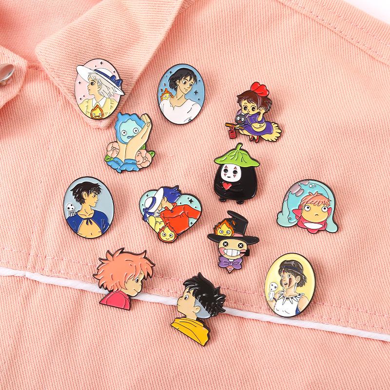Anime Quality High Cartoon Brooch Stylish Metal Pin For Fashionable Accessories