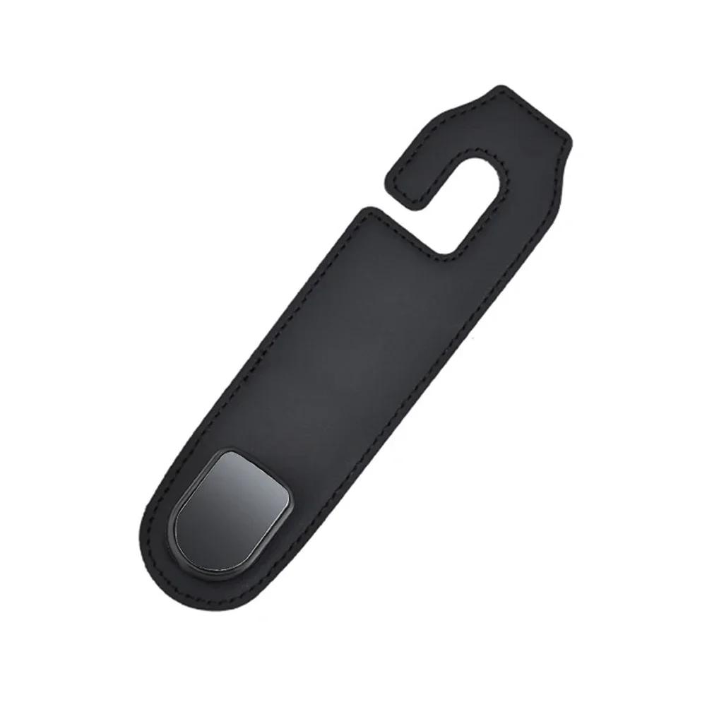 Car Hooks Tools Seat Judgets Leather Suede Auto Back Seat Headrest Hooks Storage Hanger Upgrade Automotive Interior Accessories