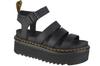 Blaire Quad, Womens Black Sandals