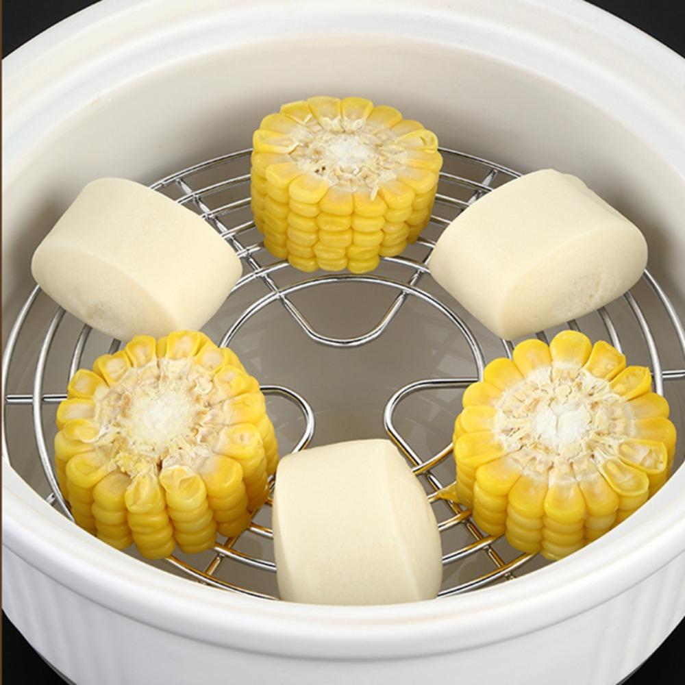 Durable 304 Stainless Steel Tray Stand Pot Steaming Steamer Rack Steamer Shelf Cookware