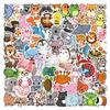 120 Cartoon Small Animals Doodle Stickers Decorative Suitcase Notebook Skateboard Water Cup Waterproof Stickers