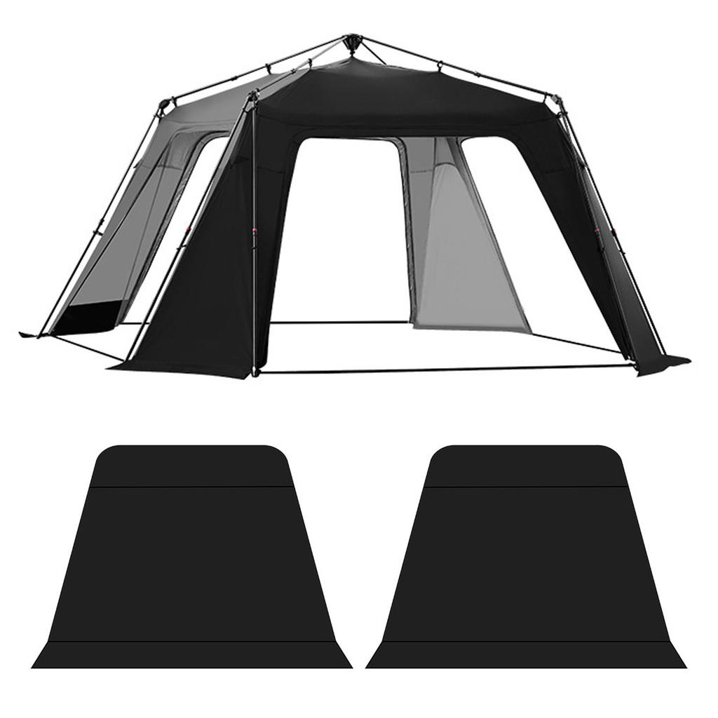 2pcs Door Curtain for Canopy Tent Dome Canopy Camping Sun Protection Waterproof Canopy