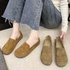 2025 Spring New Doudou Shoes Single Shoes Soft Sole Breathable Mother Shoes Flat Non-slip Casual Versatile Comfortable Cloth Shoes