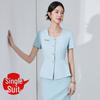 Professional Women's Short Sleeve Suit for Reception & Salon Staff