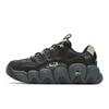 Croissant Comfortable Versatile Durable Low-Top Running Shoes Men Sneaker Black Green F12M441121FRB