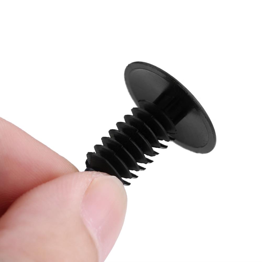 100Pcs Car Door Trim Bumper Rivets Clip Screws Push Fastener Retainer Clips