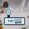 1/2/3/4Pcs Click Here Middle Finger Prank Toy Teens Adults Stress Relief Surprise Button Middle Finger Table Sign Decoration Tricky Props Gag Gift