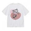 Men's Comfortable Comfy Classic T-Shirt Botanical Flower Abstract Pattern Tee