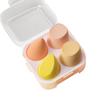 4pcs Makeup Sponge Powder Puff Dry and Wet Combined Beauty Cosmetic Ball Foundation Powder Puff Bevel Cut Make Up Sponge Tools