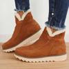 Women's Winter New Item Women's Thick Soled Cotton Boots Solid Color Set Warm Short Boots