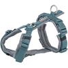 Harnais Pour Chien - TRIXIE - Premium Trekking - Bleu Pétrole/gris Graphite - 62-74 Cm - Confort Optimal